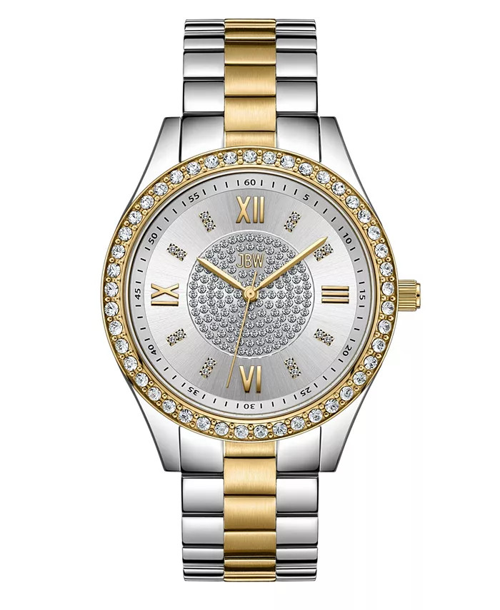 Jbw Women's Mondrian Diamond (1/6 ct.t.w.) Stainless Steel Watch - Macy's | Macy's