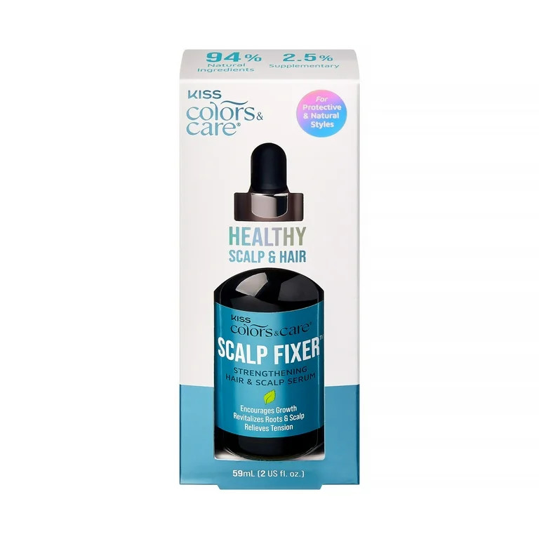 KISS Colors & Care Scalp Fixer Hair Strengthening Scalp Serum, 59mL (2 fl. oz.) | Walmart (US)
