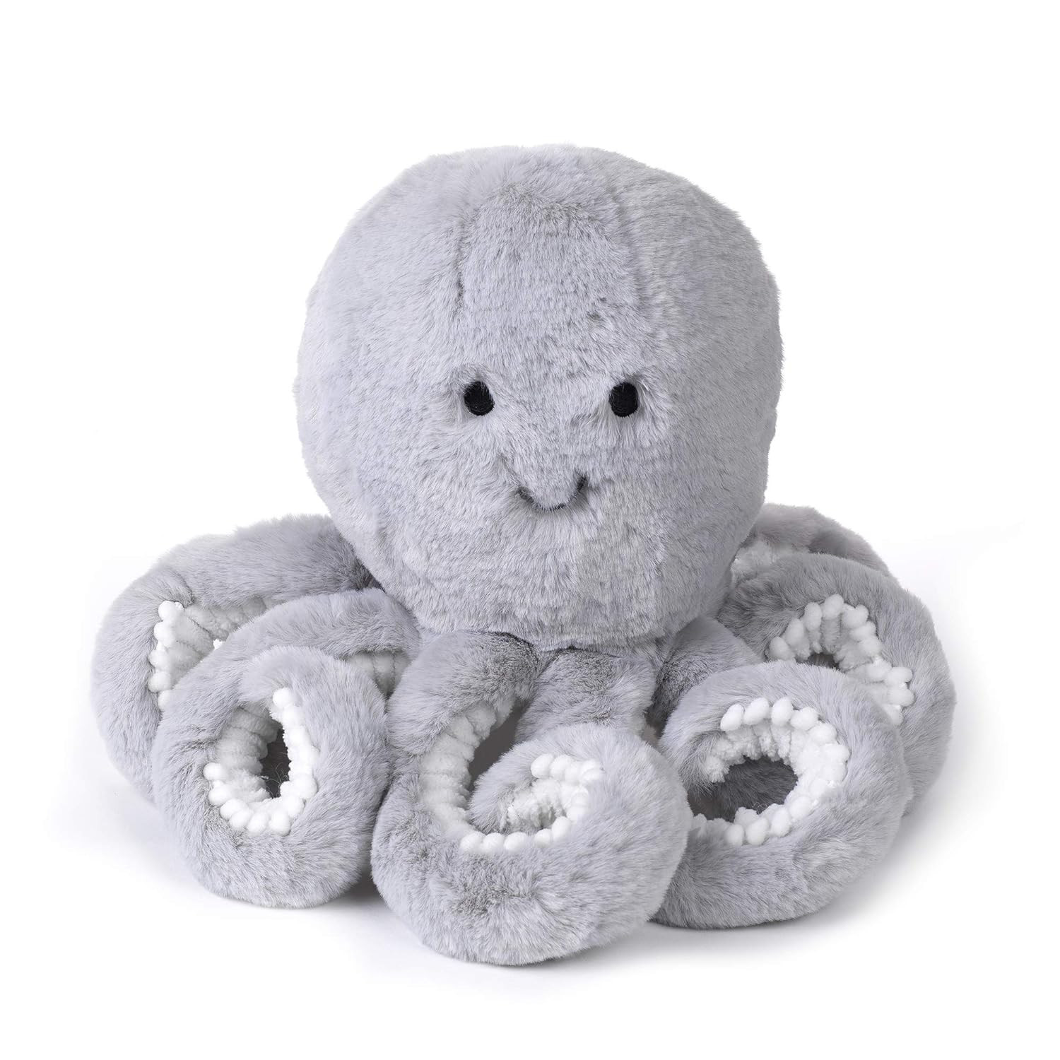 Lambs & Ivy Ocean Blue Plush Gray Octopus Stuffed Animal Toy - Inky | Amazon (US)
