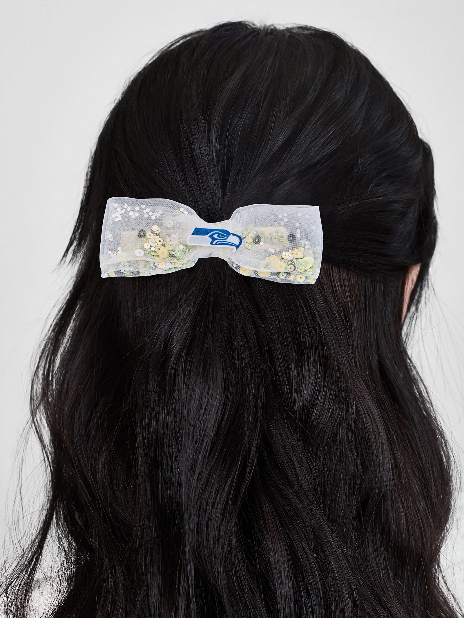 NFL Hair Bow - Seattle Seahawks | BaubleBar (US)