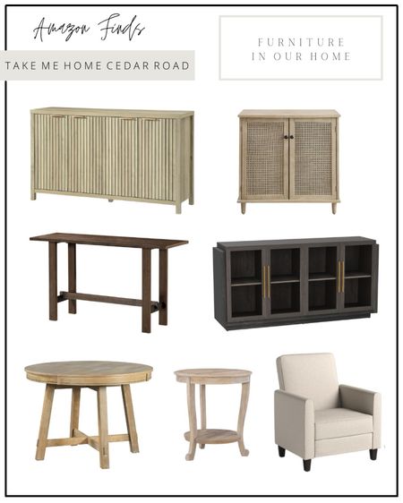 AMAZON FURNITURE IN OUR HOME

OWN AND LOVE ALL OF THESE! 

Sideboard, accent cabinet, console table, entryway table, dining table, round dining table, end table, side table, round side table, accent chair, living room chair, living room, dining room, entryway, amazon home, Amazon finds 

#LTKsalealert #LTKhome
