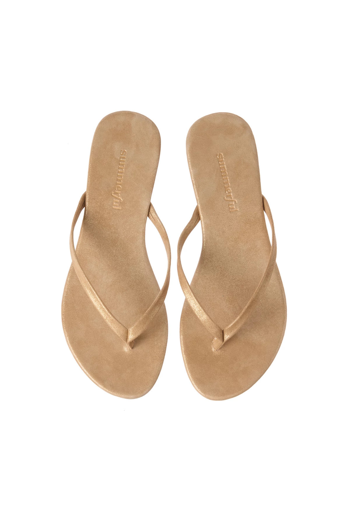 Metallic Thong Flip Flops | Everything But Water