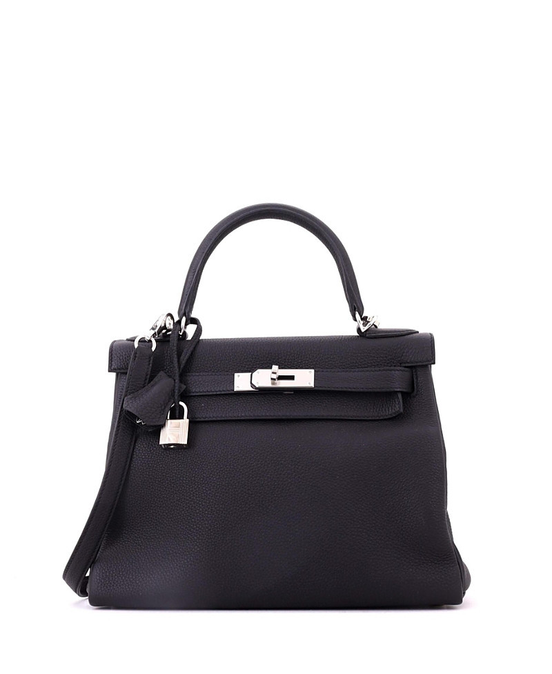 Pre-Owned HERMES Kelly 28 Leather Handbag | Bloomingdale's (US)