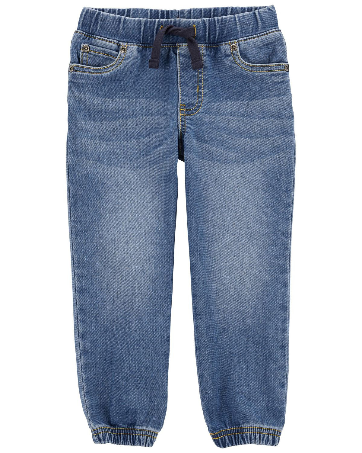 Blue Toddler Pull-On Knit Denim Pants | carters.com | Carter's