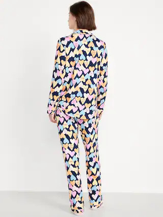 Sunday Sleep Knit Jersey Pant Set | Old Navy (CA)