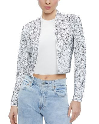 Alice and Olivia Kalia Embellished Open Front Jacket  | Bloomingdale's Women | Bloomingdale's (US)