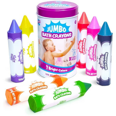 Tub Works Smooth Jumbo Bath Crayons Bath Toy, 7 Pack | Target