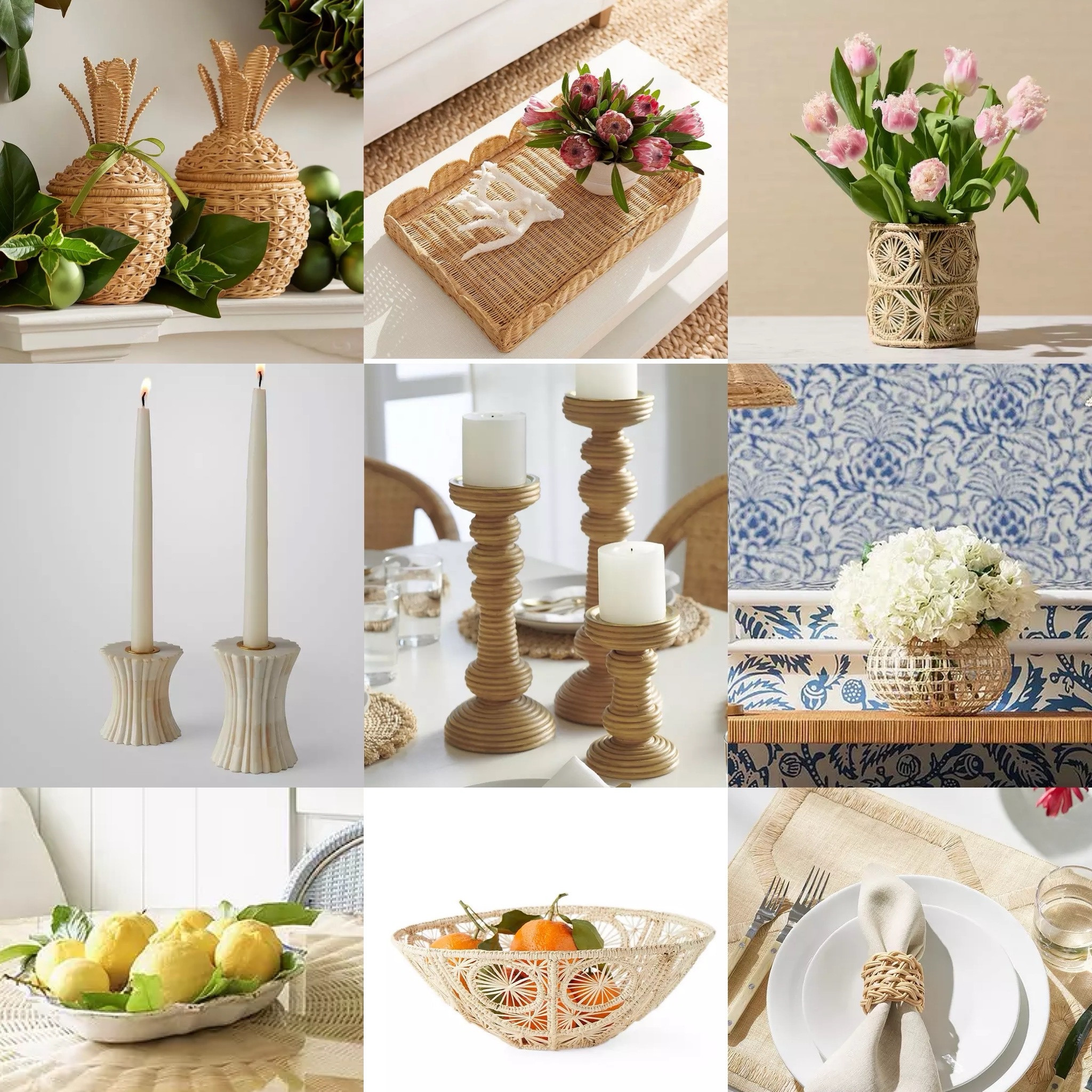 Check out these rattan decor pieces(candle holders,  vases, bowls, trays, storage, tabletops) that will add a coastal chicness to your space. Now up to 40% off at Serena&Lily. 

#LTKHome #LTKSeasonal #LTKSaleAlert