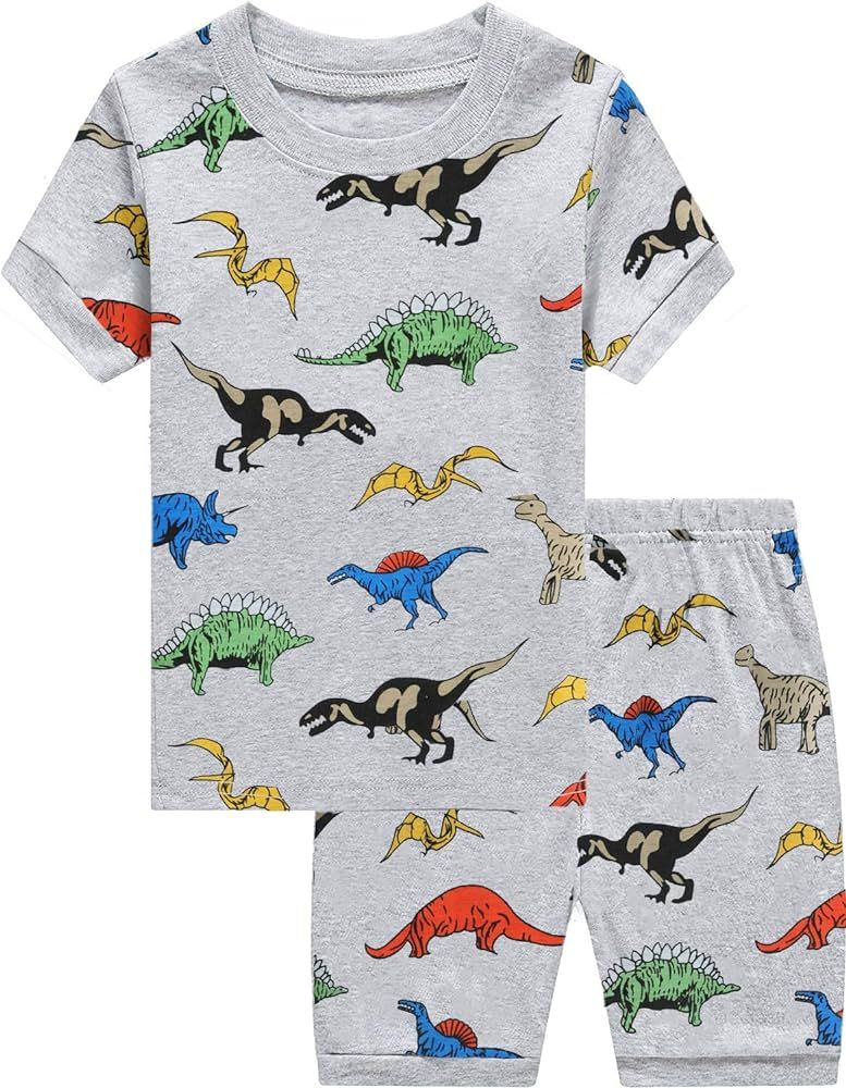 Little Hand Toddler Baby Boys Pajamas Monster Truck Summer Pjs Sleepwear Cotton Kids Short Sets C... | Amazon (US)