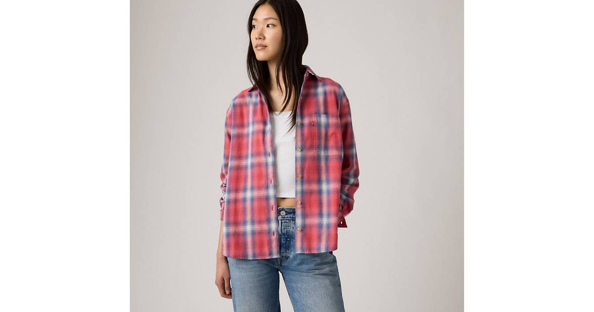 Western Harlie Flannel - Red | Levi's® US | Levi's US