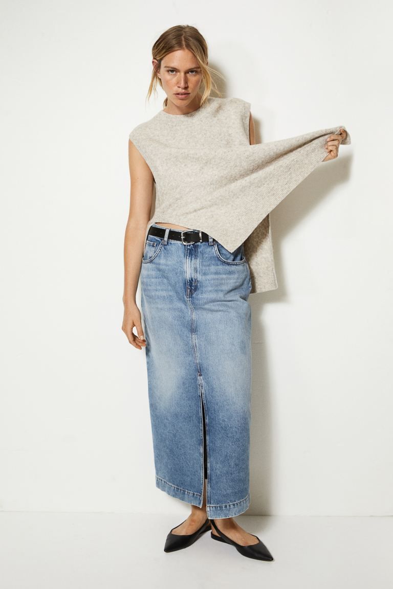 Sweater vest - Light beige melange - Ladies | H&M US | H&M (US + CA)