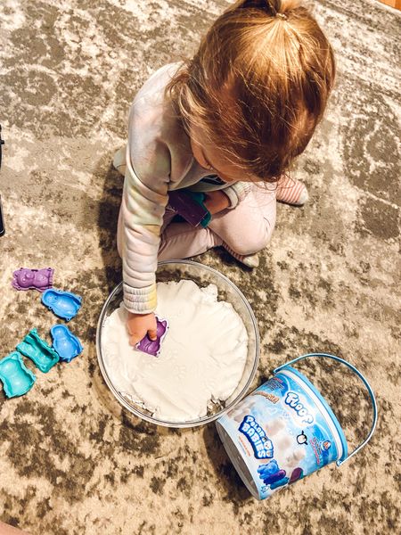 Play Visions 4602 Floof Modeling Clay - Reuseable Indoor Snow - Endless Creations with 3 Polar Baby Molds and Pawprint Roller 
Sensory play, sensory bin filler, fake snow 

#LTKSeasonal #LTKfamily #LTKkids