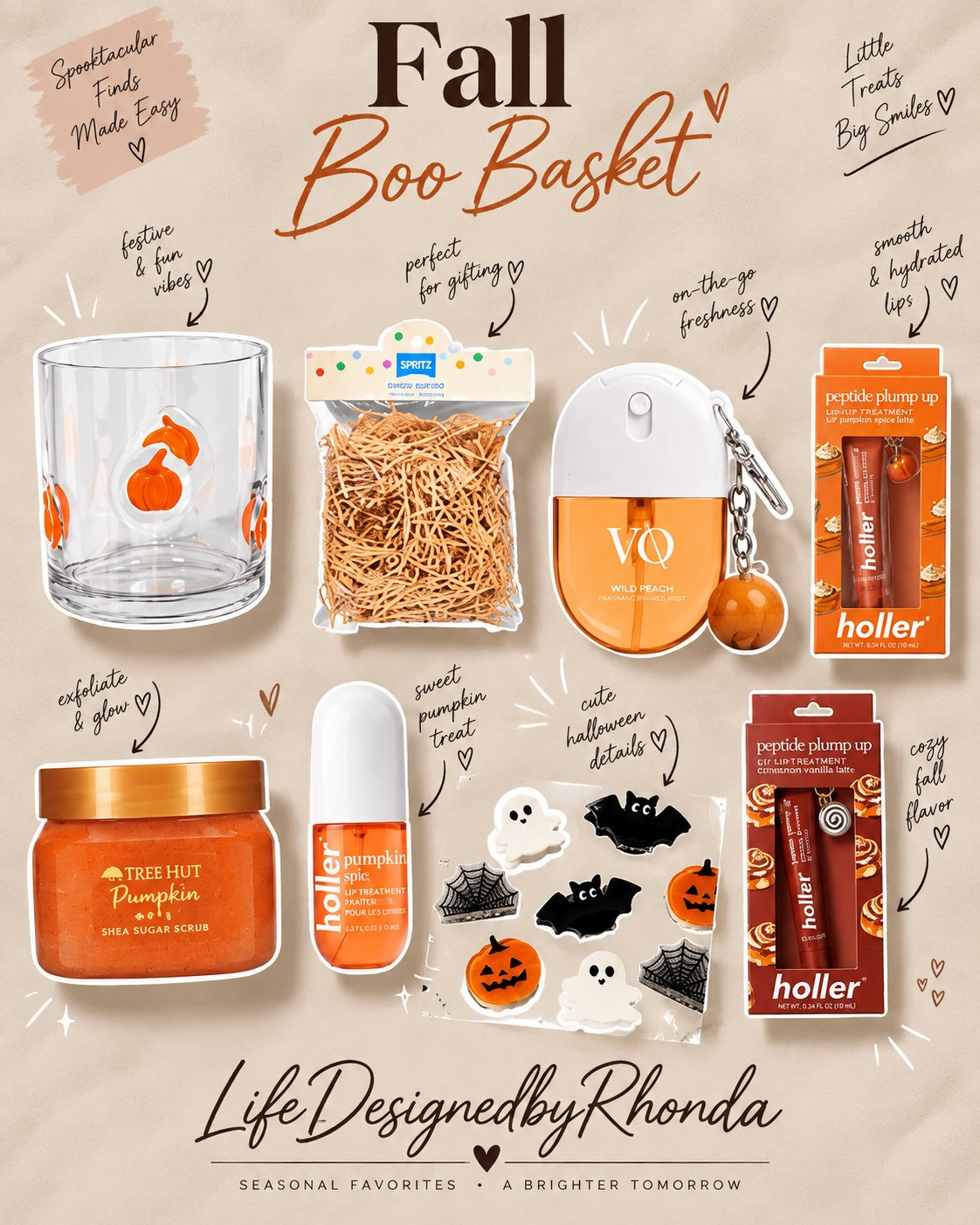 Spook-tacular little luxuries — pumpkin cups, cozy scrubs & sweet fall treats for the cutest Boo Basket 👻🎃 

 #LTKActive #LTKHome #LTKBeauty