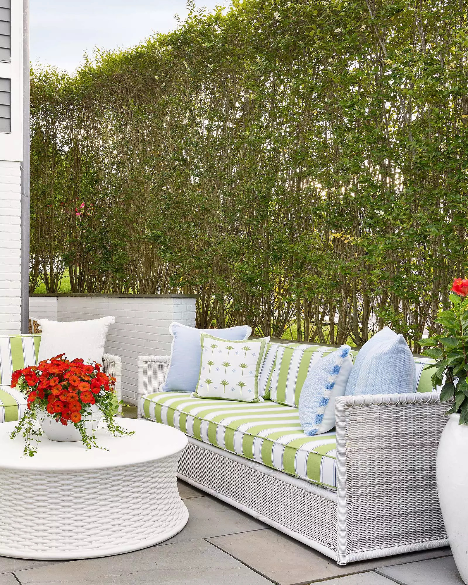 Perennials Ridgewater Outdoor Pillow Cover | Serena and Lily