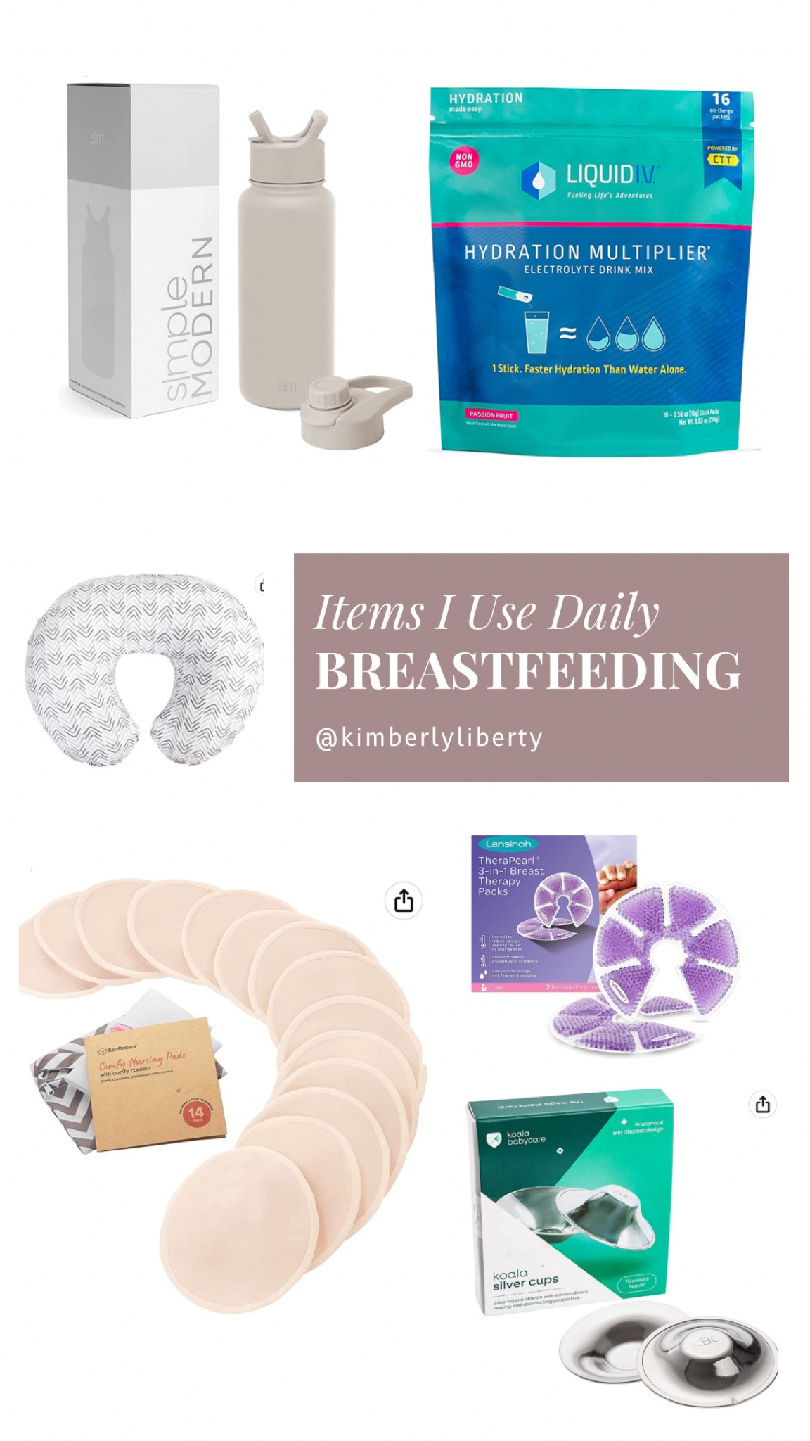 Items I use daily as a new mom to a one month old newborn: Breastfeeding Edition. 

Nursery, breastfeeding, baby registry, newborn

#LTKbaby #LTKbump