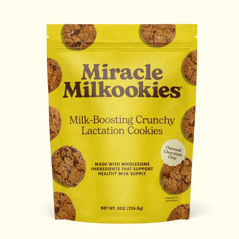 Mini Crunchy Oatmeal Chocolate Chip Lactation Cookies | Miracle Milkookies LLC