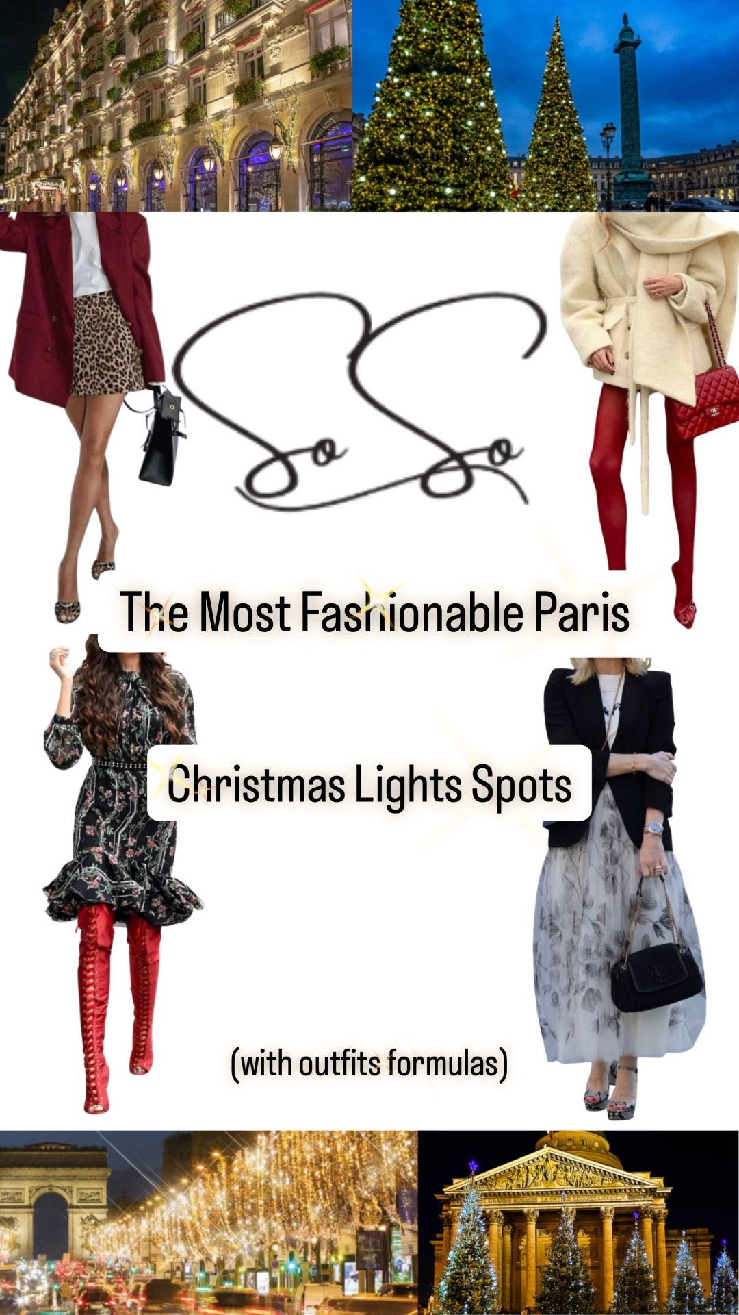 Paris Christmas lights + outfit inspo ✨ My latest blog post shares the chicest light displays in Paris and the exact photo spots for festive, luxury-looking shots—save this for your next night stroll.

Paris Christmas lights, Paris photo spots, holiday lights guide, luxury travel Paris, festive outfit, red coat, ivory coat, leopard mini skirt, red tights, knee-high boots, evening bag


#ChristmasInParis #ParisStyle #HolidayOutfit #WinterStyle #LuxuryTravel

#LTKfestive #LTKpartywear #LTKwinter