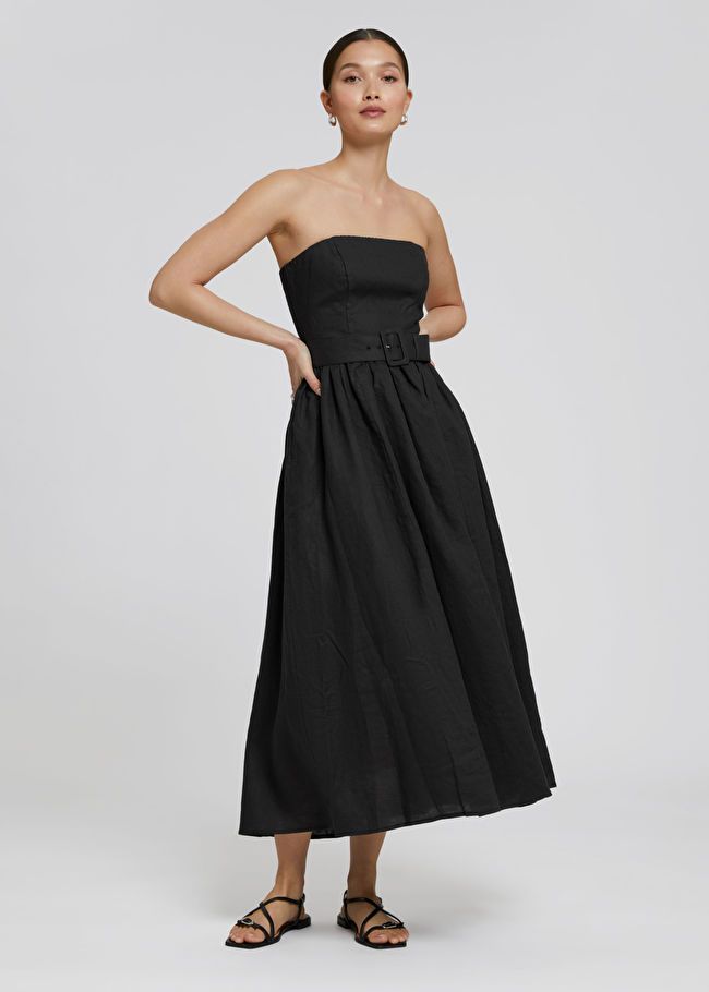 DESIGNED IN LOS ANGELES
      Voluminous Belted Midi Dress
      
         
			$139
	

		

      ... | & Other Stories US