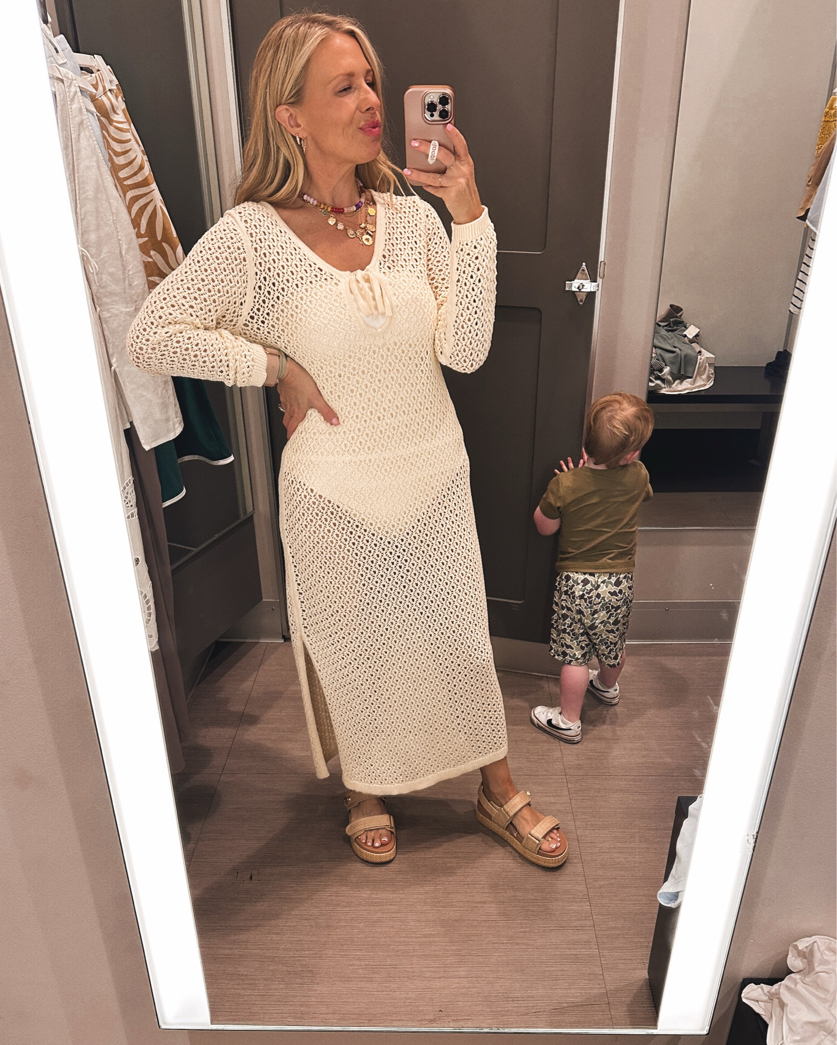 This coverup is so fancy! Loved the swimmie too. 

#LTKStyleTip #LTKOver40 #LTKSaleAlert