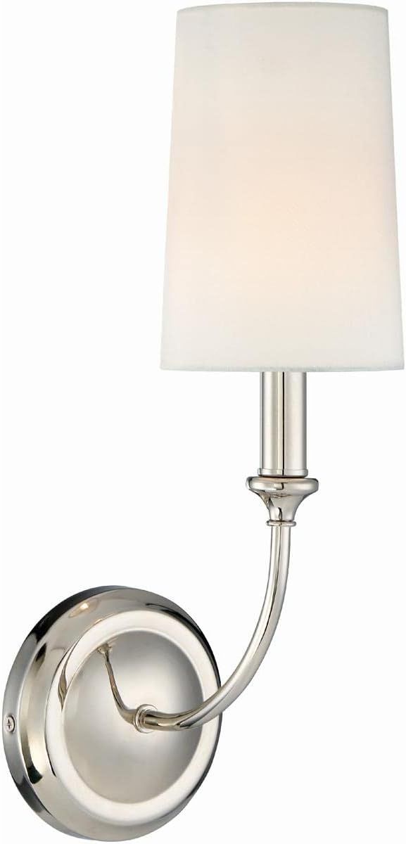 Libby Langdon's Sylvan 1 Light Polished Nickel Sconce - Wall Sconces Great for Reading, Accessori... | Amazon (US)