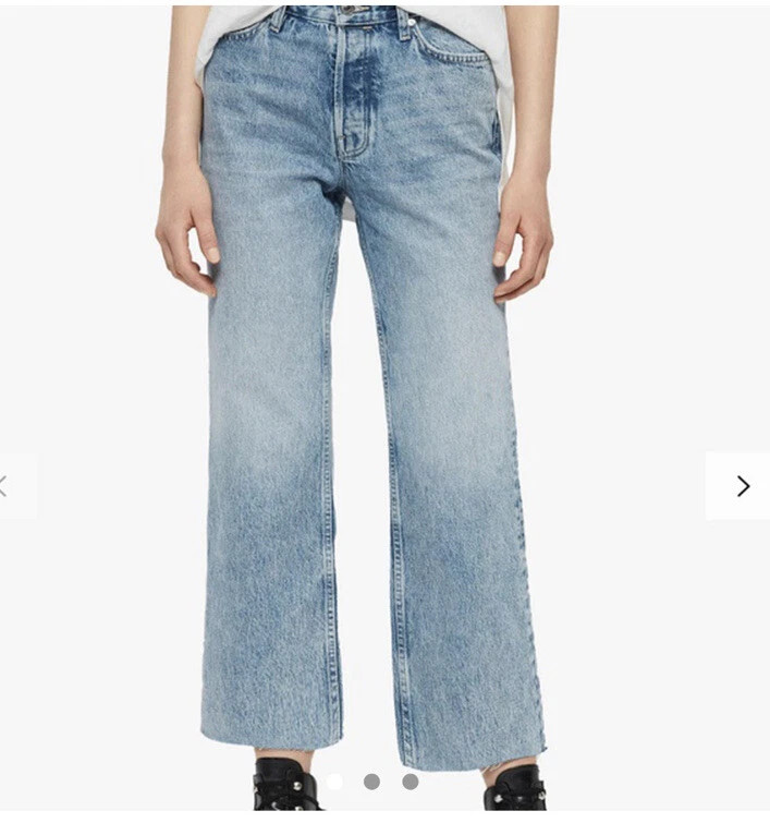 Pantalones de mezclilla All Saints Helle con corte bota | eBay US