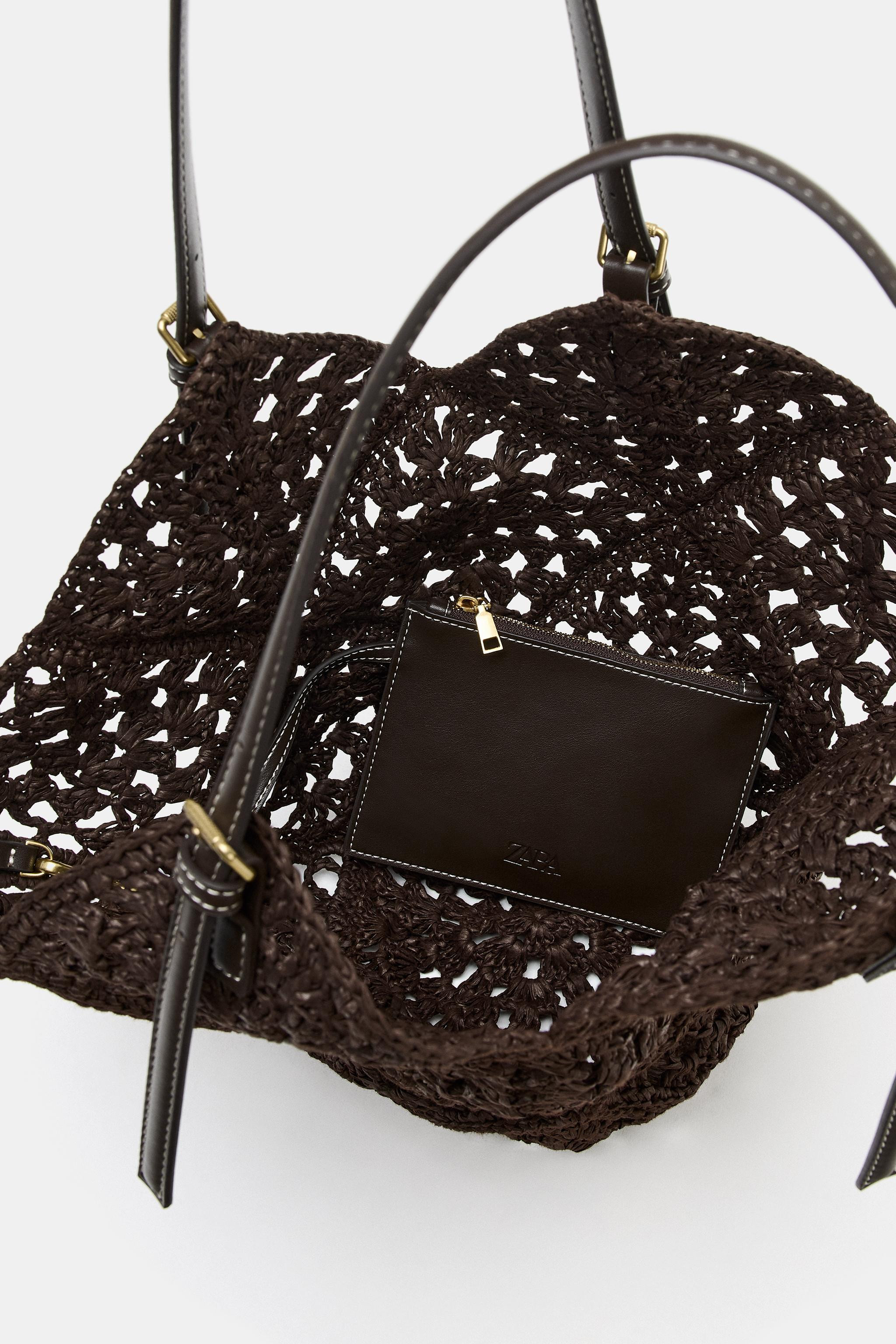 WOVEN BODY SHOPPER BAG | Zara US