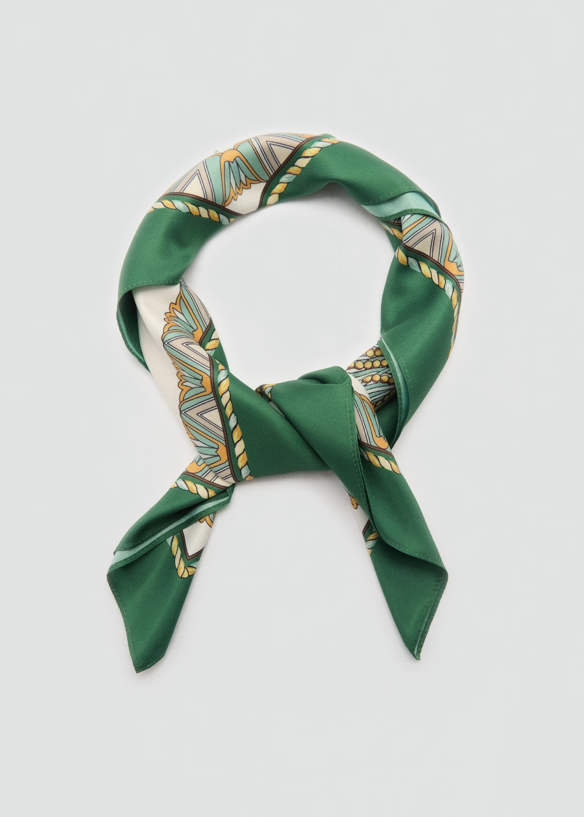 Floral printed scarf - Woman | MANGO USA | MANGO (US)
