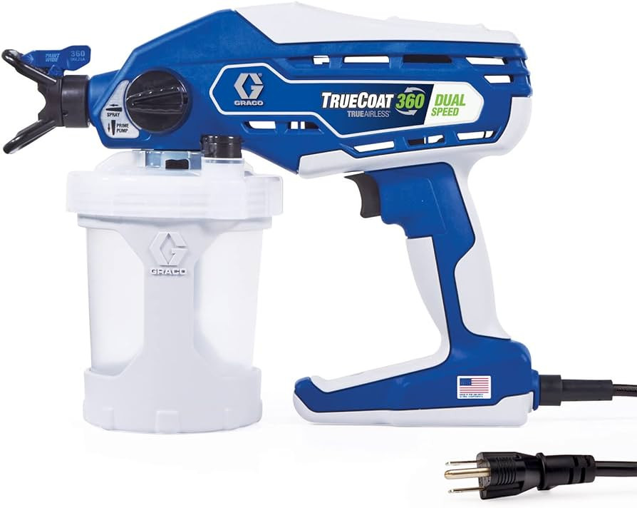 Graco 26D281 TrueCoat 360 Dual Speed Paint Sprayer, Blue/White | Amazon (US)