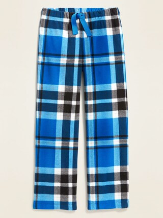 Plaid Micro Performance Fleece Pajama Pants for Boys | Old Navy (US)