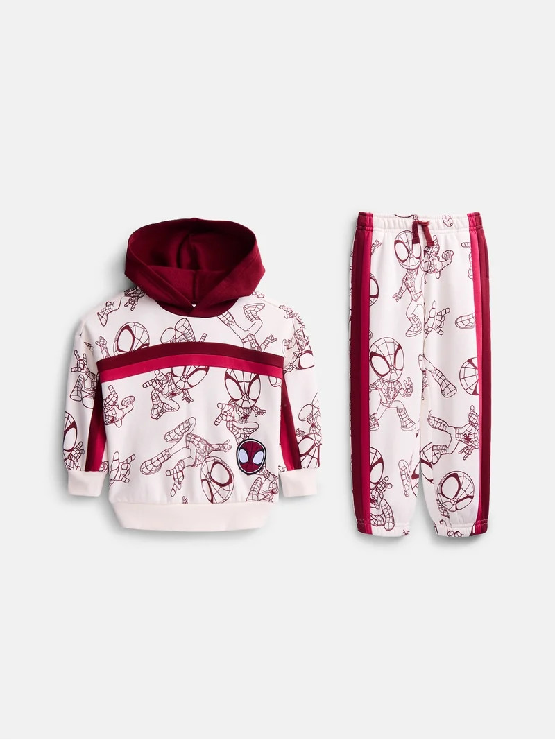 Spidey And His Amazing Friends Toddler Hoodie & Jogger Set, Sizes 12M-5T | Walmart (US)