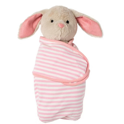 Manhattan Toy Swaddle Baby Bunny 11" Plush Toy with Swaddle Blanket | Target
