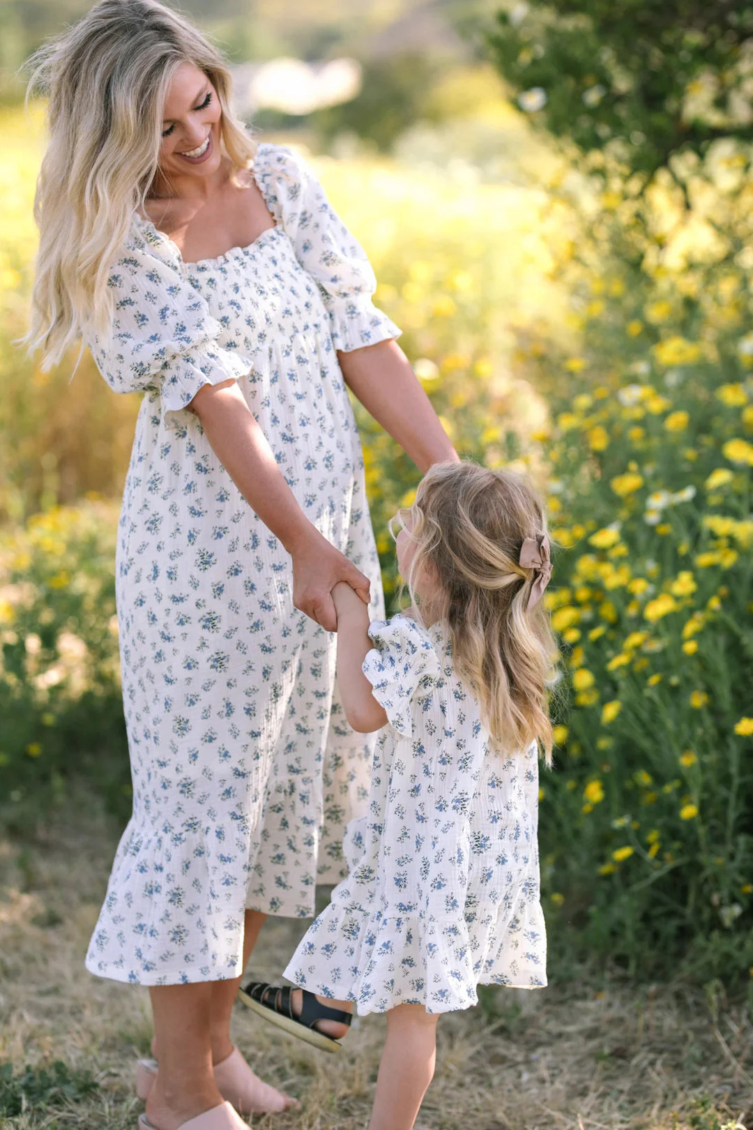 Ezra Smocked Midi Dress | Morning Lavender