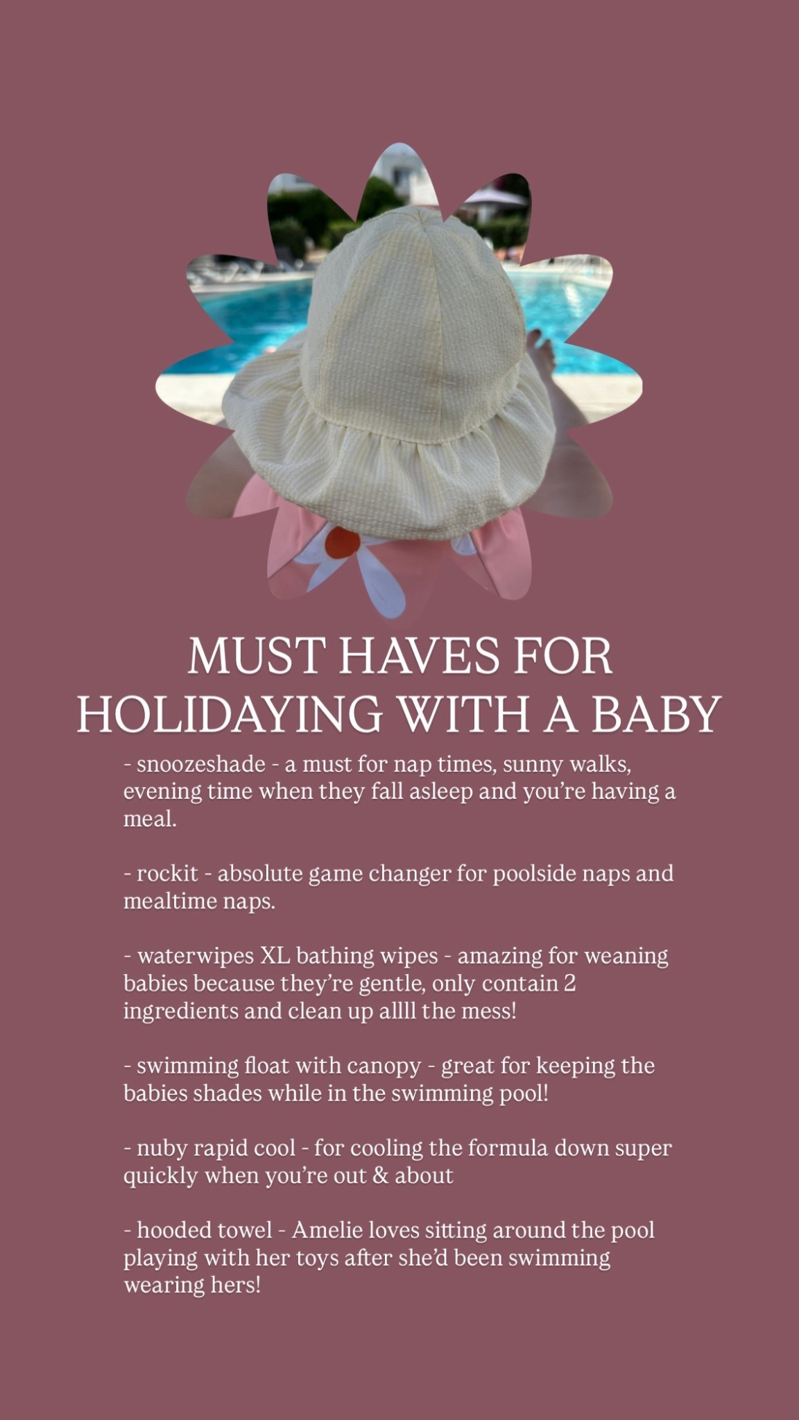 Baby must haves for holiday ☀️ 

#LTKbaby #LTKfamily #LTKtravel