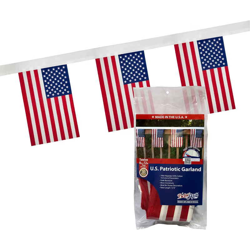 Polycotton Garland Flag | Target