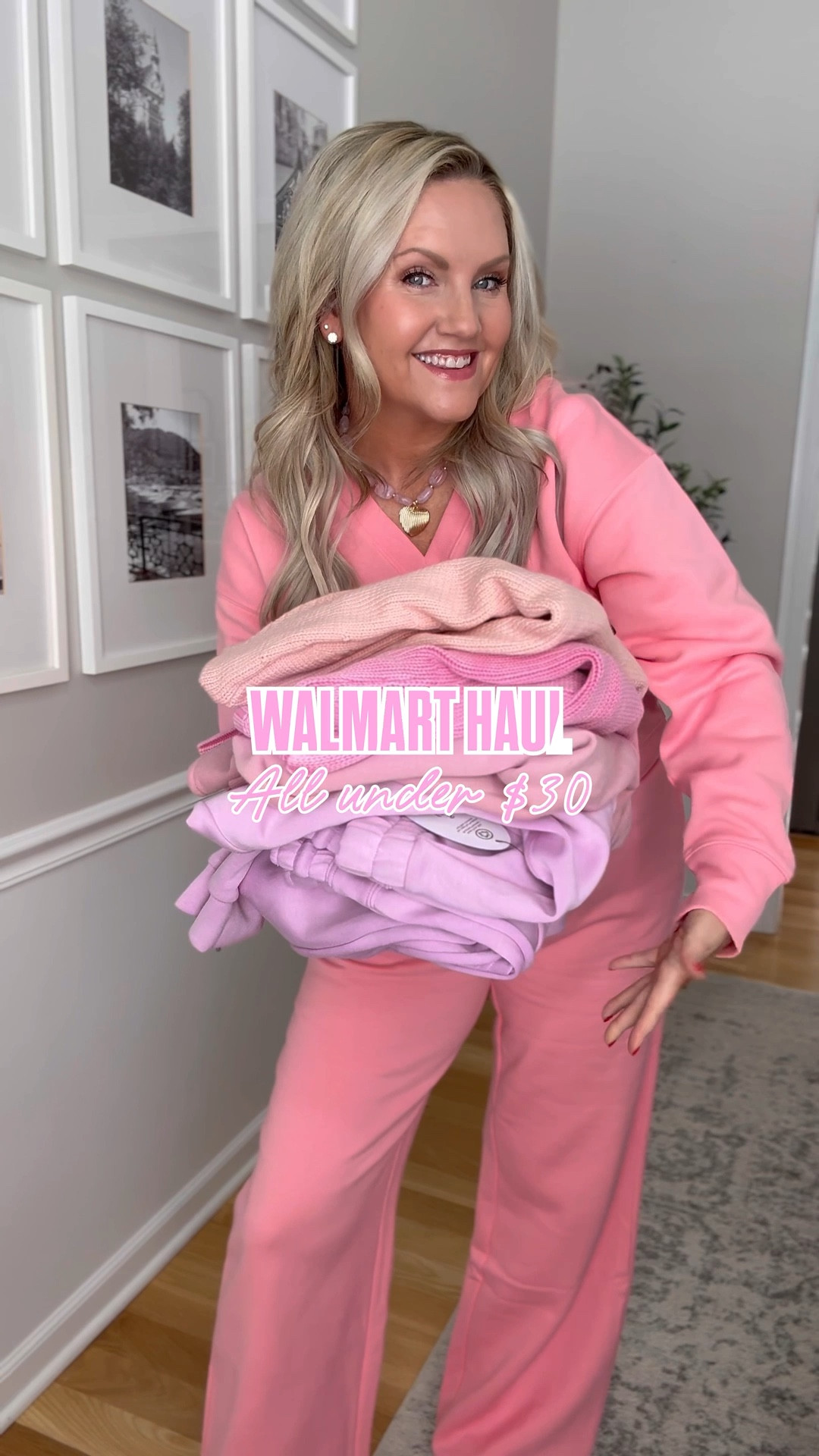 Walmart new spring fashion arrivals 🌸
Pink sets - size small 
Pink sweaters - size small
Barrel jeans - size 8, prob could have done 6 (can size down)
I’m 5’3”
Walmart fashion
Spring outfits
Pink sweater 


#LTKSeasonal #LTKOver40 #LTKValentine
