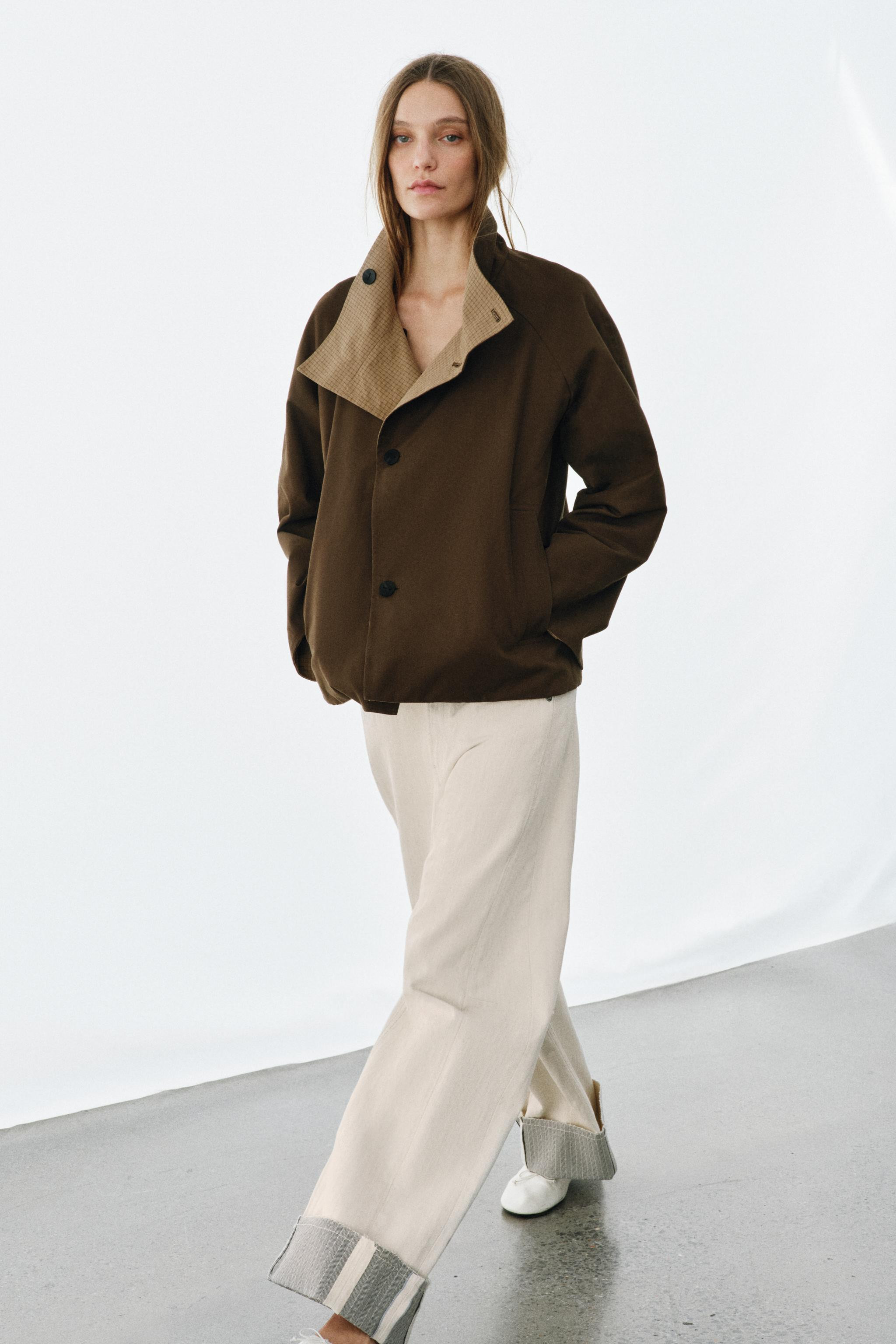 REVERSIBLE CHECK JACKET ZW COLLECTION | Zara UK