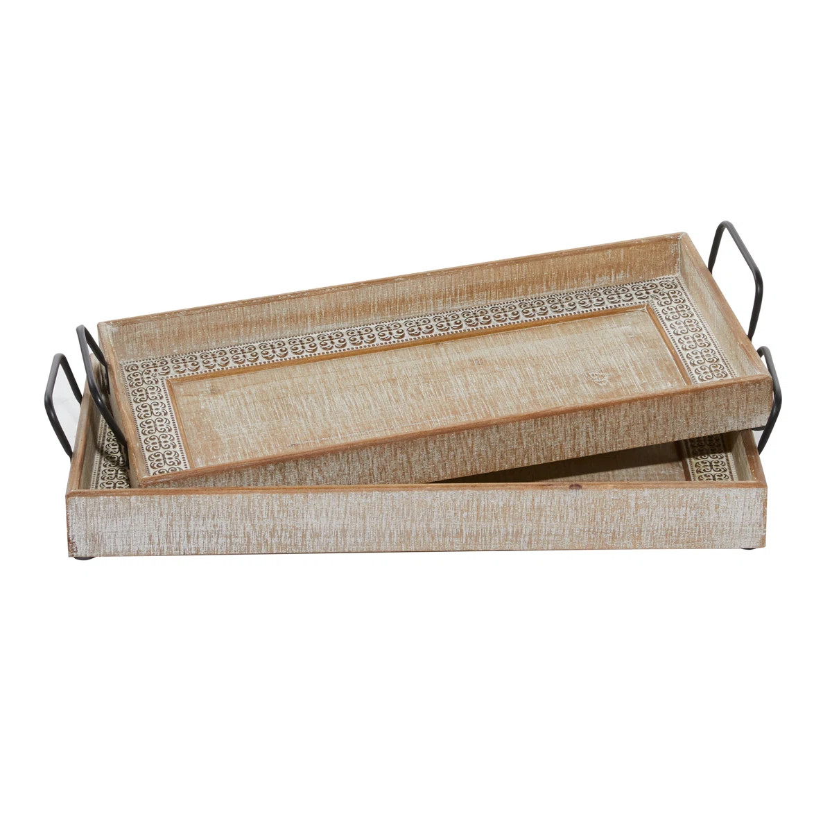 Solid Wood Tray - Set of 2 | Wayfair North America