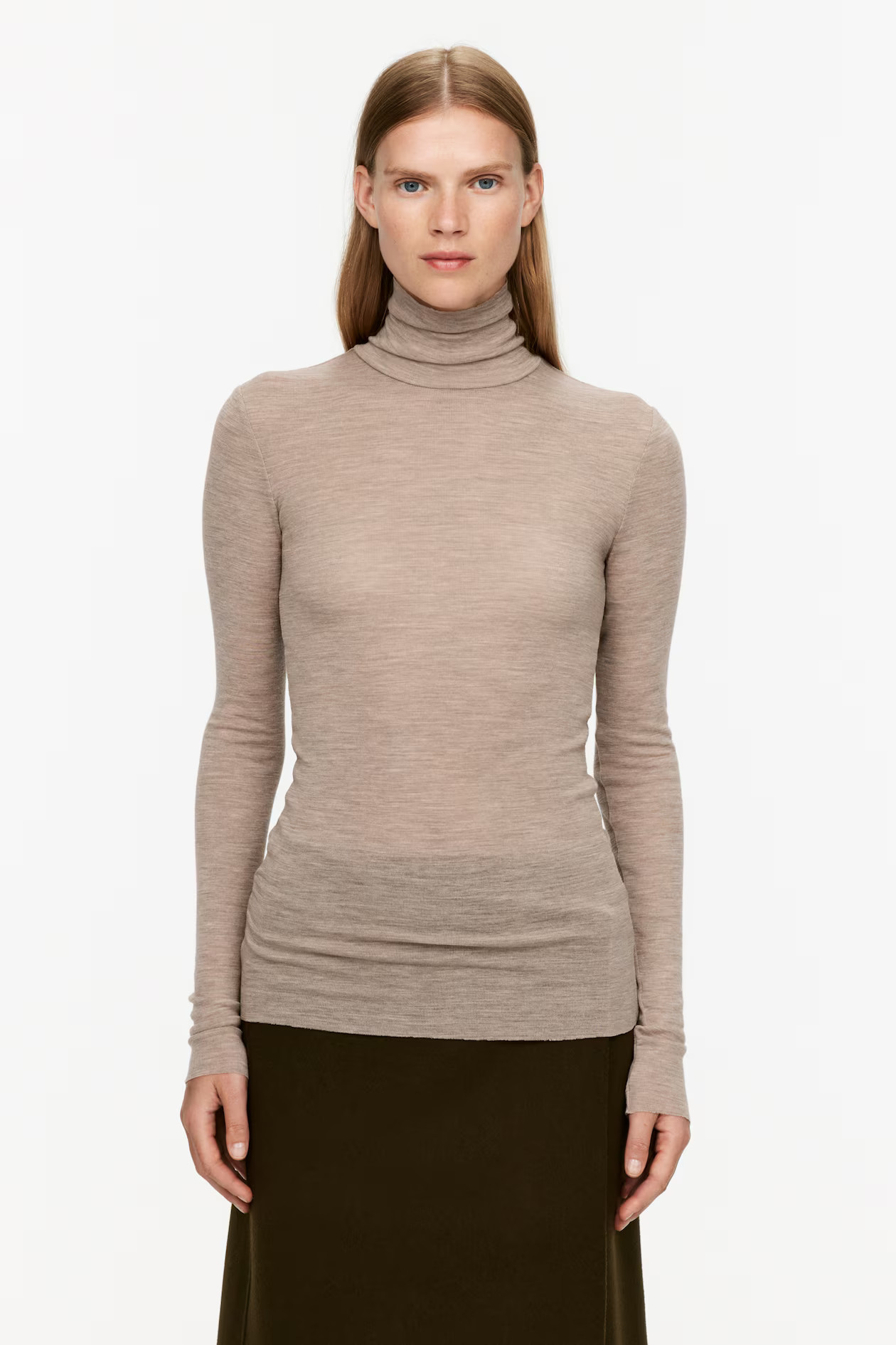 Roll-Neck Wool Top | H&M (UK, MY, IN, SG, PH, TW, HK)