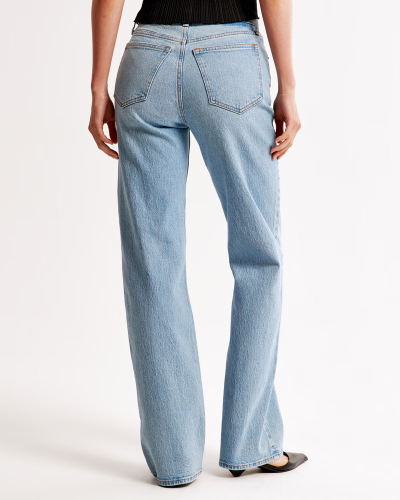Women's High Rise 90s Relaxed Jean | Women's | Abercrombie.com | Abercrombie & Fitch (US)