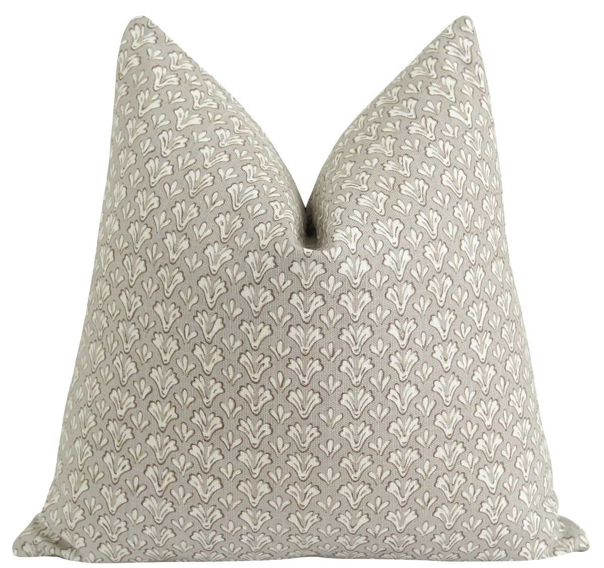 Selkirk Greige Small Floral Pillow | Land of Pillows