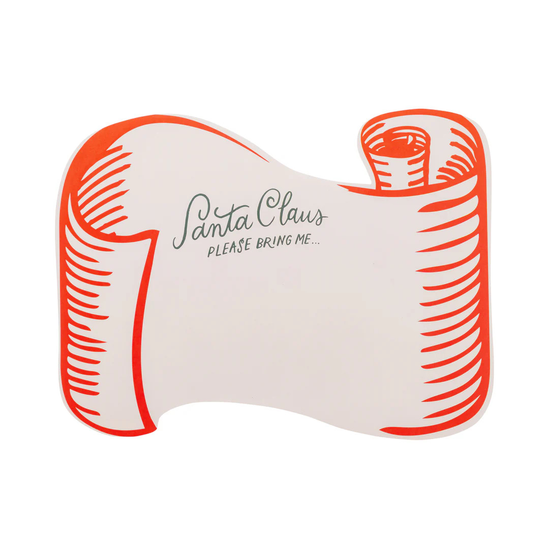 Santa Scroll Placemat | My Mind's Eye