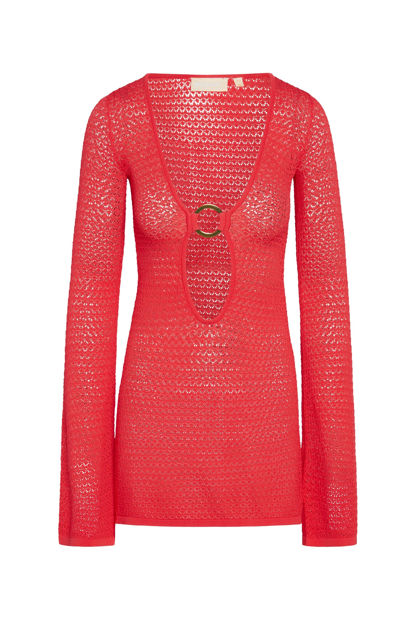 Montego Mini Dress - Strawberry Lace Crochet | Monday Swimwear