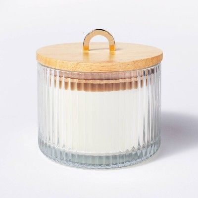13oz 3-Wick Cypress & Juniper Glass Candle - Threshold™ designed with Studio McGee | Target