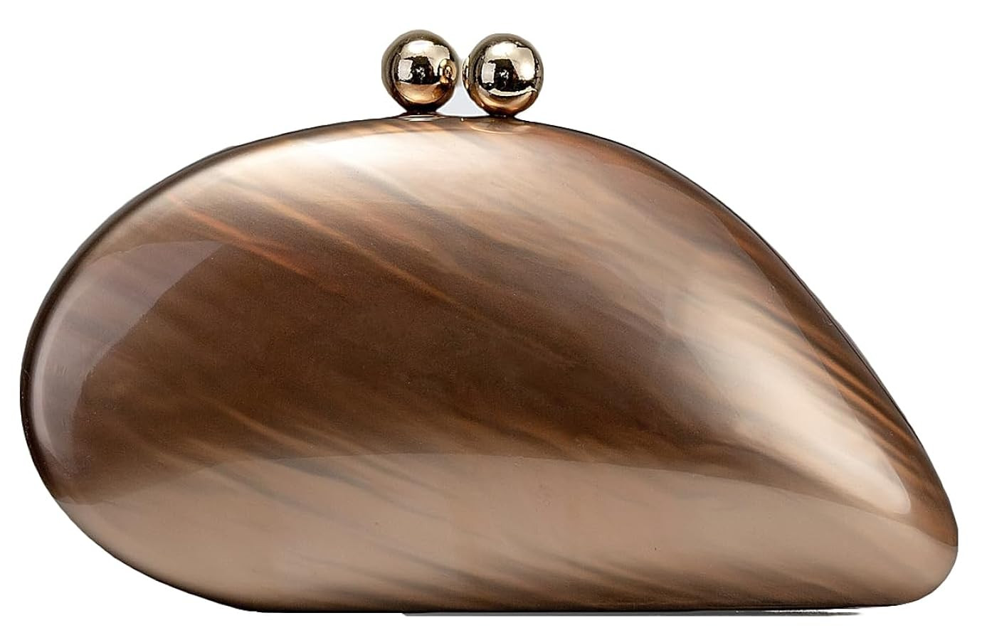 Acrylic Pearl Clutch Purses Women Shell-shaped Evening Handbag Evening Clutch Bag with Chain for ... | Amazon (US)