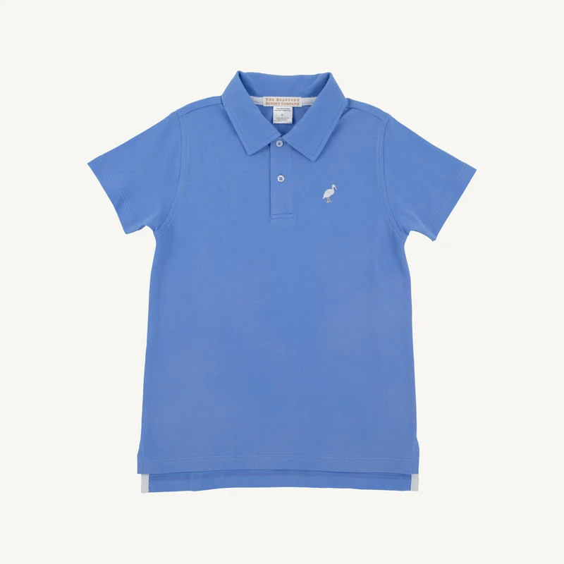 Prim and Proper Beach Polo and Onesie - Sunrise Blvd. Blue | The Beaufort Bonnet Company