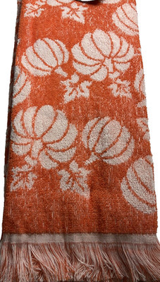 DEBORAH CONNOLLY KITCHEN TEA TOWELS (2) ORANGE WHITE PUMPKINS 100% COTTON NIP | eBay US