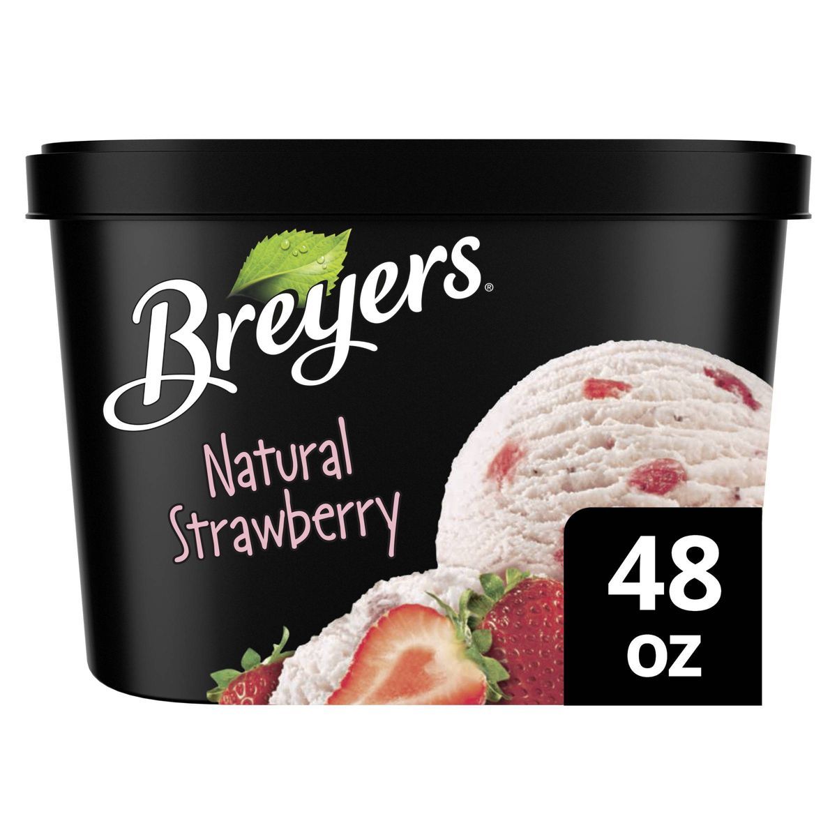 Breyers All Natural Strawberry Ice Cream - 48oz | Target