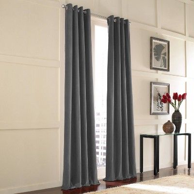 Messina Lined Grommet Top Curtain Panel - Curtainworks | Target