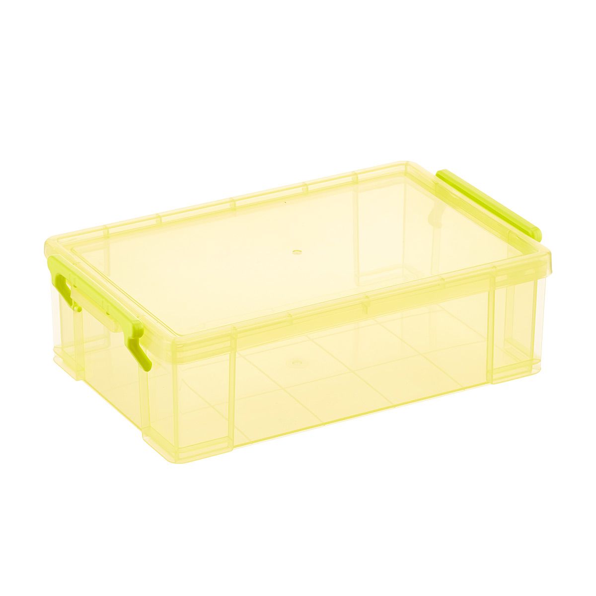 Large Storage Latch Box Yellow | The Container Store