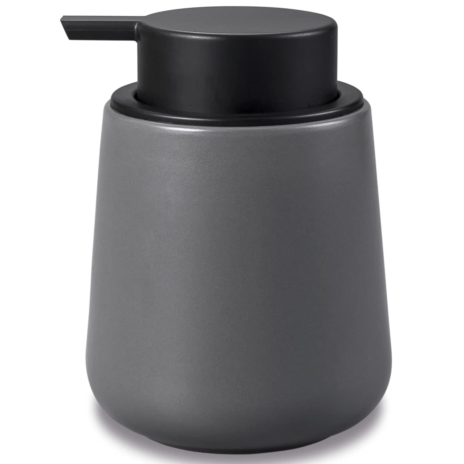 Grey Lotion Dispenser - Modern Ceramic Soap Dispenser Bottles 12 oz Bathroom Lotion Hand Pump Dispen | Amazon (US)